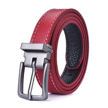 Load image into Gallery viewer, Simple Black Thin Belt Korean Retro Pin Buckle Jeans Strap Student
