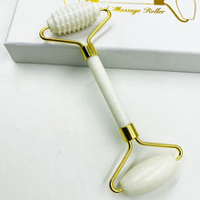 Load image into Gallery viewer, Natural Jade Beauty Container Double-Headed Jade Roller Facial Full Set Massage Beauty Container
