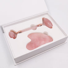 Load image into Gallery viewer, Massager Beeswax Obsidian Scraping Board Facial Beauty Roller Massager Gift Box Set
