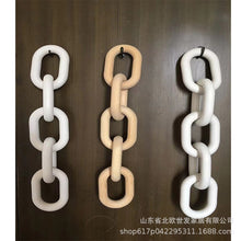 Load image into Gallery viewer, Wooden Home Decoration Wood Chain Five-Ring Wood Connecting Shackle Decoration Living Room Bedroom Pendants Crafts
