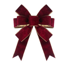 Load image into Gallery viewer, Christmas Day Pendant Velvet Bow Velvet Ribbon Christmas Tree Decorative Flowers

