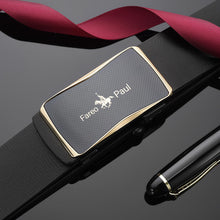 Load image into Gallery viewer, High-End Men's Business Casual Real Leather Pants Belt Wear Alloy Buckle
