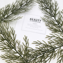 Load image into Gallery viewer, 35cm/24PCs Christmas Pine Cone Pine Needle Branches Simulation Green Plant Christmas Tree DIY Decoration Accessories
