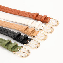Load image into Gallery viewer, Belt Fashion Woven Pattern Pin Buckle Belt in Stock Whole All-Match Decorative Belt Jeans Strap

