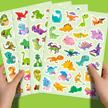 Load image into Gallery viewer, 100Pcs Little Dinosaur Graffiti Stickers Dinosaur Series Tyrannosaurus Rex Personality Cartoon Children Stickers
