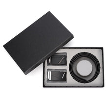 Load image into Gallery viewer, Buckle Belt Double Buckle Belt Gift Business Belt Gift Box
