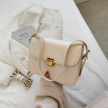 Load image into Gallery viewer, Women's Leather Messenger Bag Retro Small Square Bag
