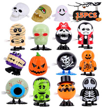 Load image into Gallery viewer, Halloween Wind-up Toy Suit Movable Winding with Eyes Jumping Ghost Tooth Witch Witch Gift
