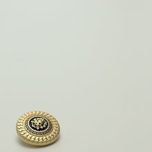 Load image into Gallery viewer, 5pcs/set British Style Metal Button Black round and Square Clothing Decorative Button
