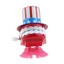 Load image into Gallery viewer, 1PCs Clockwork Winding Top Hat Jumping Teeth Winding Jumping Beauty Toy Halloween Christmas Gift
