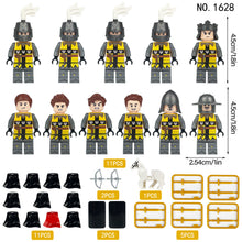 Load image into Gallery viewer, M1801 M1805 M1806 M1813 M1811 Middle Ancient Soldier Building Blocks Little Figure Toy Suit
