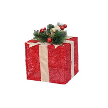 Load image into Gallery viewer, 3pcs/Set Christmas LED Luminous Gift Box DIY Gift Decoration Ornament
