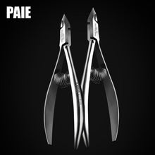 Load image into Gallery viewer, Manicurist Use Manicure Implement Cuticle Nipper Professional Exfoliating Repair Barbed Sharp Knife Edge Double Fork Dead Skin Clipper P-13
