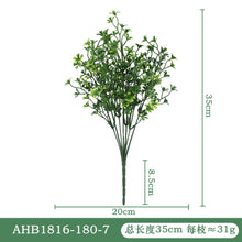 Load image into Gallery viewer, 10PCs Simulation Green Plant Handlebar Bundle Plastic Artificial Plant Wedding Outdoor Home Crafts
