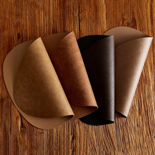 Load image into Gallery viewer, Double-sided leather placemat teacup mat waterproof and oil-proof dining table mat western restaurant thermal insulation mat meal bowl mat coaster
