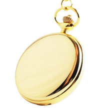 Load image into Gallery viewer, Flip Vintage Pocket Watch Necklace Quartz Pocket Watch Pocket Watch Glossy Pocket Watch
