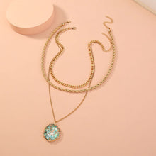 Load image into Gallery viewer, Women's Necklace Natural Stone round Choker  Gift for Girls
