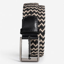 Load image into Gallery viewer, Belt Men's Thin Business Casual Pants with Youth All-Matching Breathable Woven Belt Men
