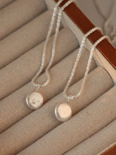 Load image into Gallery viewer, S925 Sterling Silver Baroque Freshwater Pearl Sparkling Ladies Clavicle Chain
