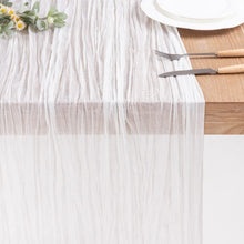 Load image into Gallery viewer, Voile Champray Table Runner Bohemian Twist Tablecloth Party Decoration Table Runner
