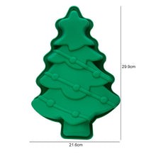 Load image into Gallery viewer, Christmas Silicone Mold Christmas Tree Gingerbread Man Mold Cookie Candy Mold
