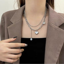 Load image into Gallery viewer, 2024 New Double-Layer Women's Love Necklace Decoration Matching Necklace
