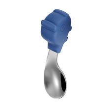 Load image into Gallery viewer, Baby Fork and Spoon Integrated Silica Gel Sucker Toddler Feeding Dinner Plate Children Tableware
