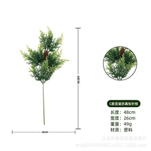 Load image into Gallery viewer, 1pcs Artificial with Fruit Green Plant Pine Branch Decoration Christmas Tree Decoration Accessories
