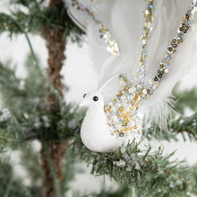 Load image into Gallery viewer, Christmas Tree Pendant Simulation Three-Dimensional Feather Peacock DIY Accessories
