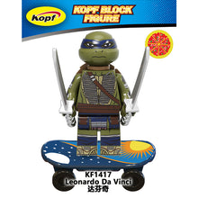 Load image into Gallery viewer, Kf6125 Teenage Mutant Ninja Turtles Series Michelangelo Boar Assembled Building Blocks Children's Educational Toys
