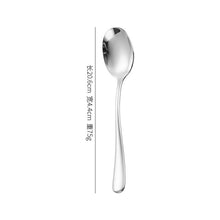 Load image into Gallery viewer, Baike Steak Knife Thick 081 Series Stainless Steel Western Food Knife, Fork and Spoon Suit Dessert Fork Spoon
