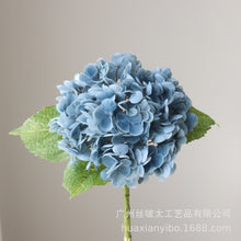 Load image into Gallery viewer, Artificial Flower Large Hydrangea Realistic Moist Feeling Hydrangea Artificial Wedding Flowers Decoration
