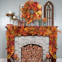 Load image into Gallery viewer, Thanksgiving Vine Maple Leaf Vine 170cm Decoration Hanging Vine Simulation Maple Leaf Vine
