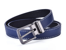 Load image into Gallery viewer, Simple Black Thin Belt Korean Retro Pin Buckle Jeans Strap Student
