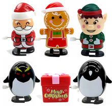 Load image into Gallery viewer, Christmas Clockwork Suit Toy Holiday Gift Movable Santa Claus Toy Suit
