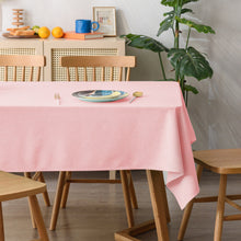 Load image into Gallery viewer, Tablecloth Pure Color Fresh Animation Lining Tablecloth Simple Rectangular Table Cloth
