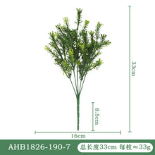 Load image into Gallery viewer, 10PCs Simulation Green Plant Handlebar Bundle Plastic Artificial Plant Wedding Outdoor Home Crafts
