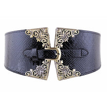 Load image into Gallery viewer, Women's Elastic Ultra-Wide Retro Waist Seal Elastic Belt
