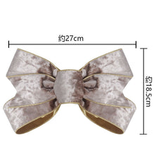 Load image into Gallery viewer, Christmas Day Pendant Velvet Bow Velvet Ribbon Christmas Tree Decorative Flowers
