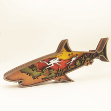 Load image into Gallery viewer, Wooden Ocean Style Crafts Creative Home Wooden Carving Shark Decorations Desktop Ornaments
