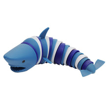 Load image into Gallery viewer, Babywell Fidget Slug Shark Articulated Fidget Toy Realistic Slug Shark Fun Crawling Sensory Toy For Kids Adult Stress Relief Toy
