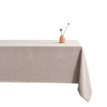 Load image into Gallery viewer, Waterproof and Oil-Proof Tablecloth Pure Color Thickened Rectangular Table Dustproof Tablecloth
