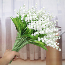 Load image into Gallery viewer, 20Pcs simulated green plant lily of the valley wedding artificial bouquet home decoration flower
