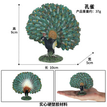 Load image into Gallery viewer, Animal Model Toy Set Flying Bird Bird Eagle Parrot Peacock Flamingo Cake Decorative Ornaments Children's Cognitive Toy
