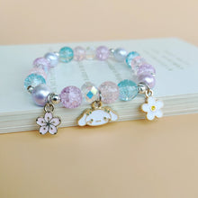Load image into Gallery viewer, Cute Cartoon My Melody Children's Beaded Crystal Female Couple Student Girlfriends Gift Color Bracelet Accessories
