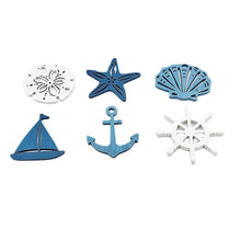Load image into Gallery viewer, Mediterranean style wooden handicrafts home decoration blue ocean style home decoration ornament
