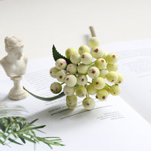 Load image into Gallery viewer, 10pcs Artificial berries, living room ornaments, Christmas decorative flower arrangements, accessories artificial berries
