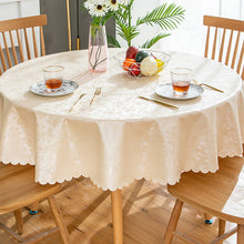 Load image into Gallery viewer, Pu Waterproof and Oil-Proof Fabric round Tablecloth Tablecloth
