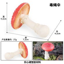 Load image into Gallery viewer, 19pcs/set Mushroom Model Vegetable Props Children's Puzzle Toy Decoration Decoration Scene Props
