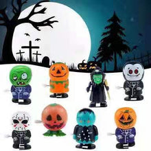 Load image into Gallery viewer, Halloween Wind-up Toy Suit Movable Winding with Eyes Jumping Ghost Tooth Witch Witch Gift
